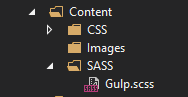 Gulp SASS Folders