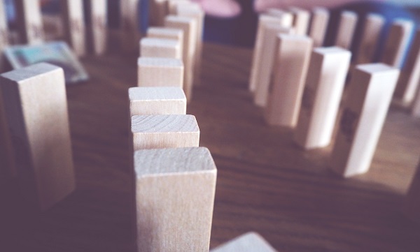 Wood dominos