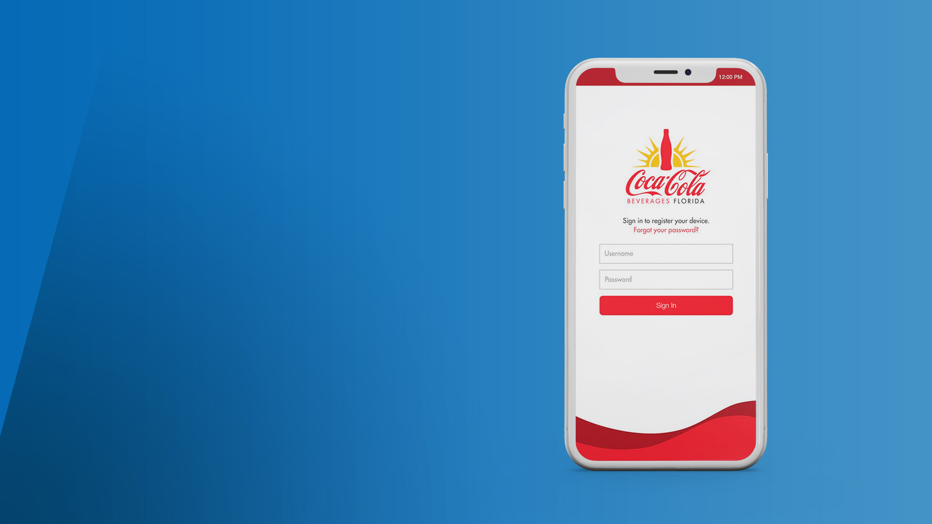 Coca-Cola Beverages Florida Shine app hero display
