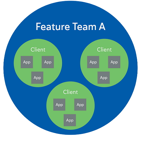 Feature team client visual