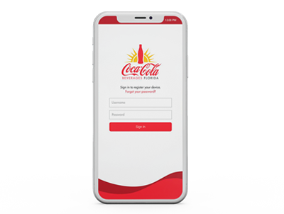 Featured snap of the Coca-Cola Beverages Florida Shine app